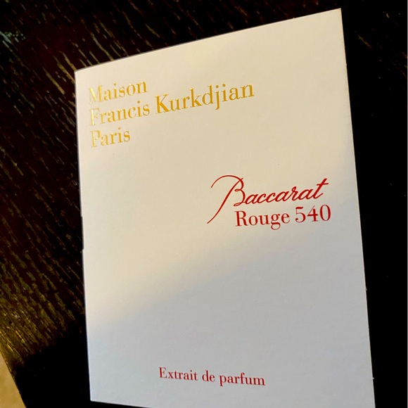 MFK Baccarat Rouge 540 Extrait 2ml Authentic straight from MKF store April 2023. - Picture 2 of 2